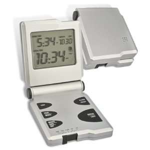  Samsonite Dual Time LCD Travel Alarm Clock: Electronics