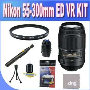 55 300mm f/4.5 5.6G ED VR AF S DX Nikkor Zoom Lens for Nikon Digital 