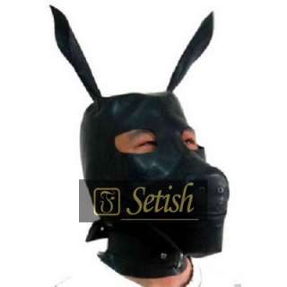 100% Handmade Latex Rubber Hood Mask SETISH dog latex costume dog mask 