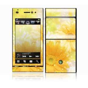  Sony Ericsson Satio Decal Skin   Yellow Flowers 