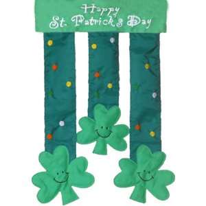  Small St. Patrick s Day Dangling Shamrocks Decorative Flag 