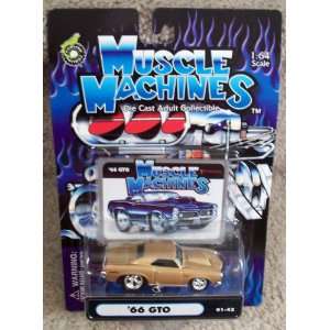  Muscle Machines 164 Gold 66 GTO Item #01 42 Toys & Games