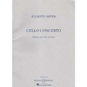  Carter, Elliott   Cello Concerto, for Cello and Piano 
