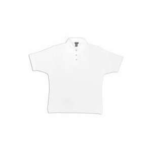 Enza Womens Classic Pique Sport Shirt White X Large 
