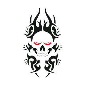  Tattoo Stencil   Tribal Skull   #545 Health & Personal 