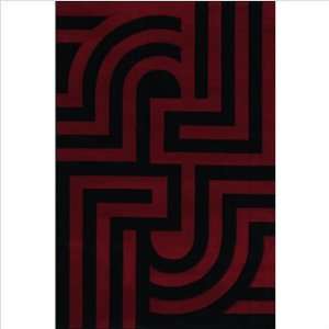  Warhol Pure Arc Red Contemporary Rug Size 710 x 11 