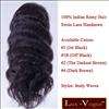 18 Body Waves Indian Human Hair Swiss Lace Front Wigs  