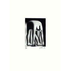 Mark Kostabi   Body by Jake Mezzotint Signed and Numbered edition of 
