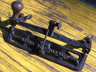   Millers Falls No. 88 Plane Fence Cast Iron Gauge Old Vintage Wood Tool