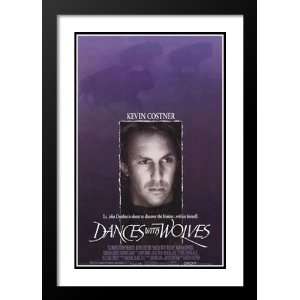  Dances With Wolves 32x45 Framed and Double Matted Movie 