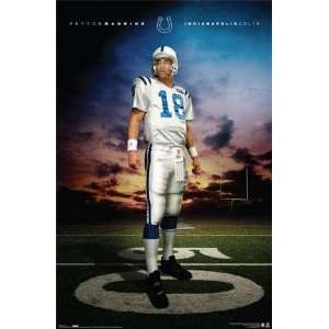  NFL Indianapolis Colts Peyton Manning 2007 Poster