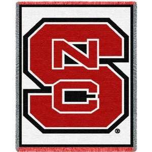  North Carolina State University Logo White Mini Jacquard 