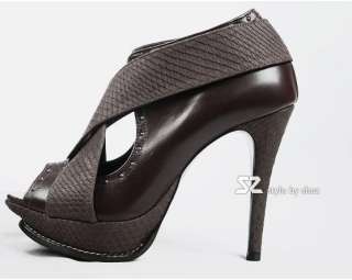Japan style fashion cross high heels sandals sz35 39  