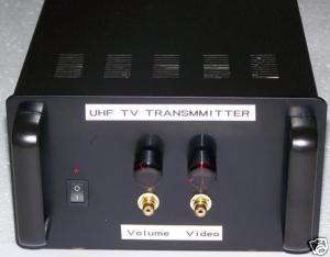 Professional 12 Watt TV Transmitter PAL Channel 44 69  