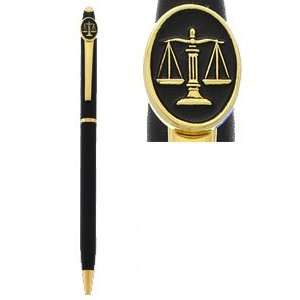  Lawyer (Emblem) Black Satin Ballpoint Pen