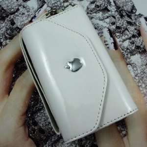  Synthetic Leather Case Cover Wallet Purse Clutch For Apple iPhone 4 