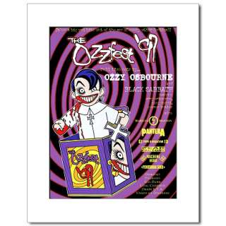 OZZY OSBOURNE   Ozzfest 1998   Matted Mini Poster  