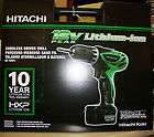 Hitachi DS10DFL 12V Peak Lithium Ion Driver Drill NEW