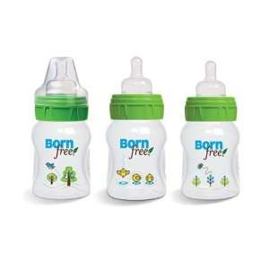 Born Free 3 Count Deco Bottle, 5 Ounce Baby