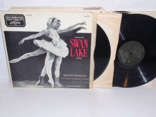 FISTOULARI Tchaikovsky SWAN LAKE COMPLETE 2 LP London  