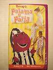 barney s pajama party children s vhs tape expedited shipping