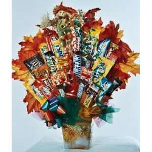 Maple Leaf Fall Candy Bouquet:  Grocery & Gourmet Food