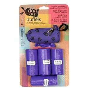Doggie Walk Bags Duffel 4 Rolls   Purple   Lavender (Quantity of 3)