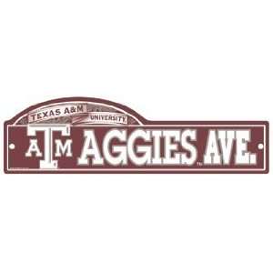  Texas A&M Street Sign