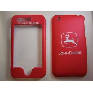  John Deere Pink Apple iPhone 3 3G Faceplate Case Cover 
