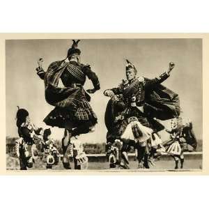  1935 Scotland Dance Kilts Bagpipe Drums Highland Fling 