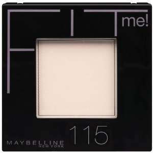 Maybelline New York Fit Me Powder, 115 Ivory, 0.3 Ounce 