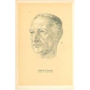    1927 Print Alfred E Smith Governor of New York 