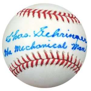 Signed Charlie Gehringer Baseball   AL The Mechanical Man PSA DNA 
