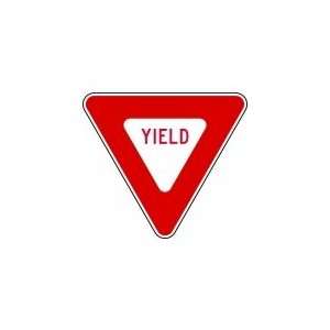  LYLE 3PMX6 Traffic Sign,Yield,12 x 12 In