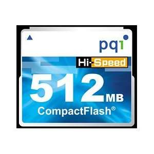  PQI 512MB CF CompactFlash Hi Speed Compact Flash Memory Card 