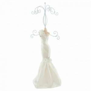  Bridal Gown Jewelry Stand White Rose   17H Kitchen 
