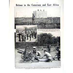    16 WORLD WAR BRITISH SOLDIERS CAMEROON GERMAN GUNS: Home & Kitchen