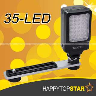 35 LED Camera Video Light For Canon LEGRIA HF FS XF EOS 60D 7D 5D SONY 