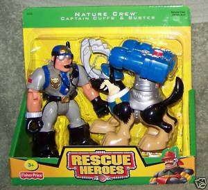 NEW~RESCUE HEROES~NATURE CREW~CAPTAIN CUFFS & BUSTER~  