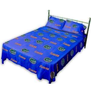  University of Florida Gators Cotton Sateen Bed Sheet Set 