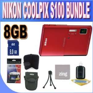 com Nikon COOLPIX S100 16 MP CMOS Digital Camera with 5x Optical Zoom 