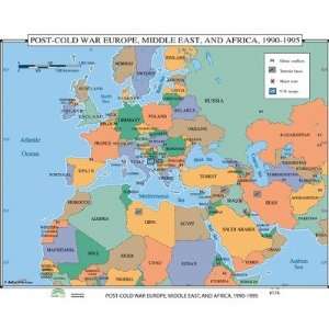  Universal Map 30458 World History Wall Maps   Post Cold War 