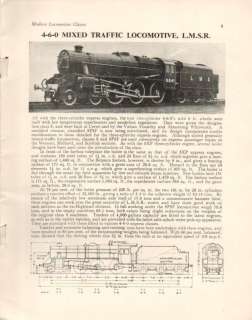 The front cover reads : Modern Locomotive Classes by Brian Reed.. 6 
