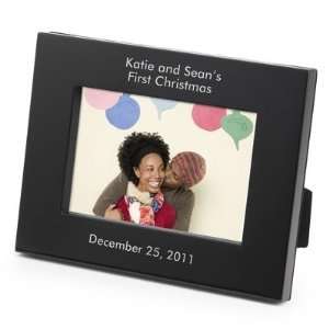  Personalized Landscape Black 4x6 Wood Picture Frame Gift 