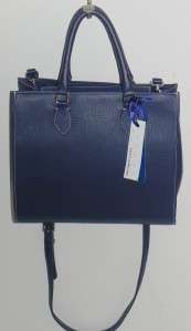 Dooney & Bourke Janine Cobalt Blue Portofino Satchel Handbag $258 NWT 