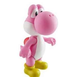  Super Mario Brother 5 Inch Figure Pink Yoshi: Toys & Games