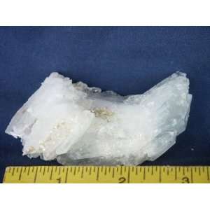   Rare Cookeite on Solution Quartz Crystal Cluster (Arkansas), 11.06.11