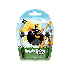  Angry Birds Headphones   Black: Toys & Games