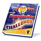 THE 90 DAYS POWER SELLER CHALLENGE EBOOK OF  OR CD+ RESELL RIGHTS