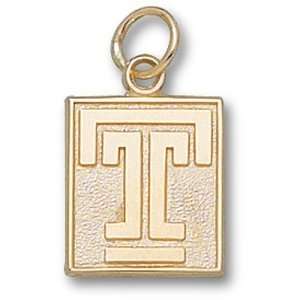 Temple University T Square 1/2 Pendant (Gold Plated)  